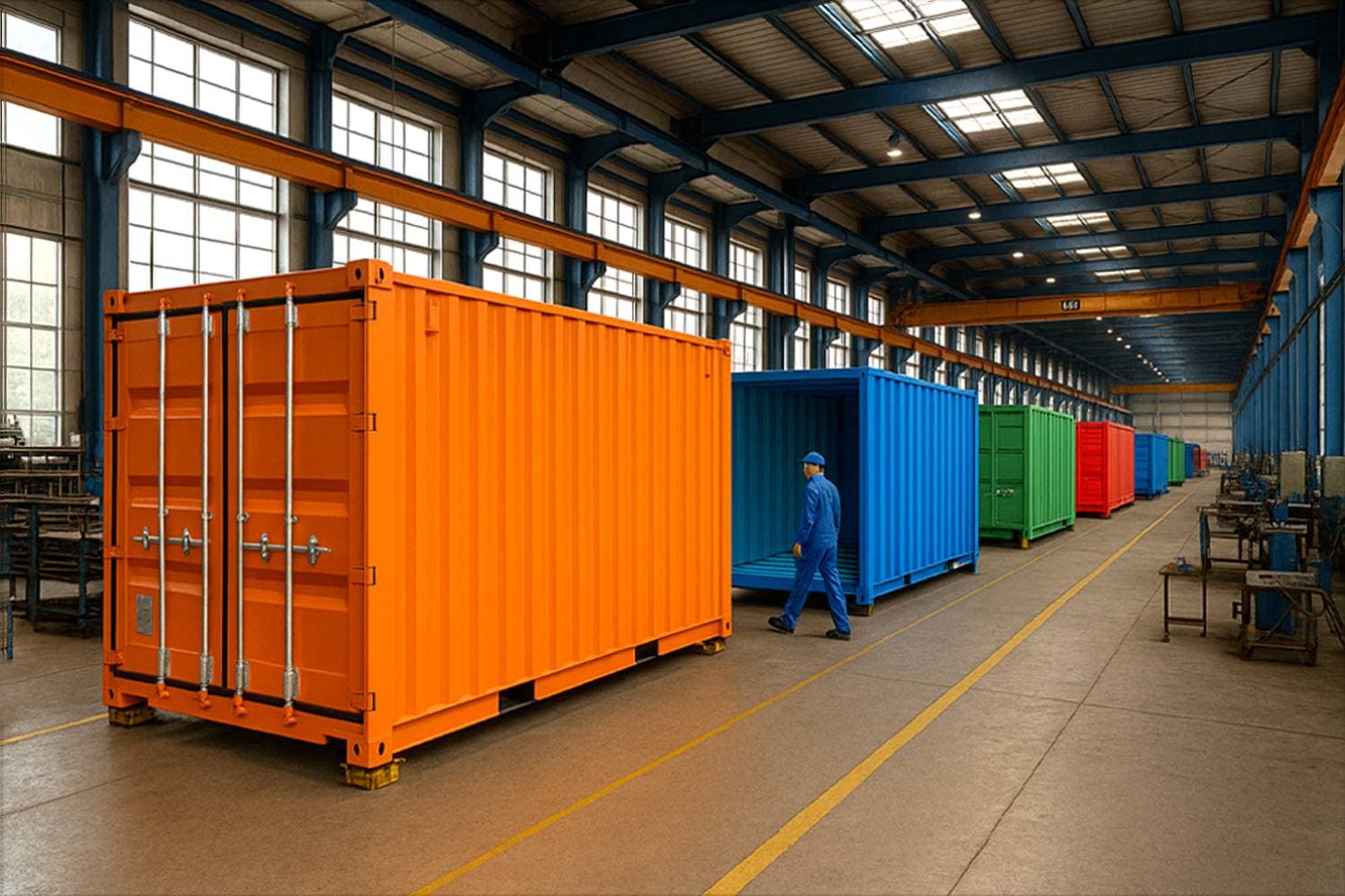 تأمین مالی جهت تأمین تجهیزات و مواد اولیه مورد نیاز برای تولید کانتینر